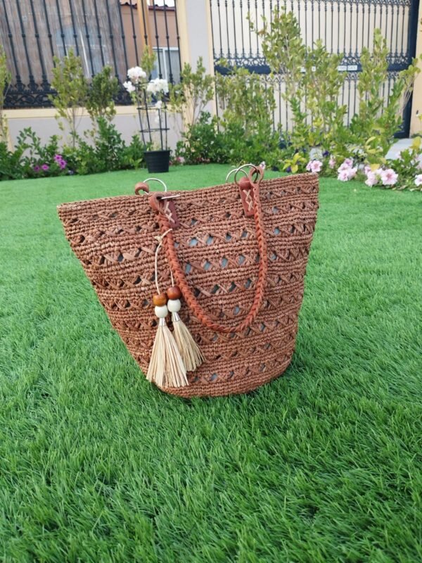 Handcrafted Crochet Tote Bag.